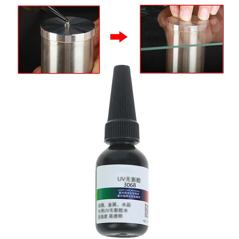 10ML 3068 UV Glue Curing Adhesive Transparent Acrylic Glass Repair